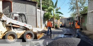 Foto: Mejoramiento de calles en Managua / TN8