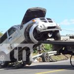 Foto: Accidente cerca de la Rotonda Valle Verde, Managua / TN8