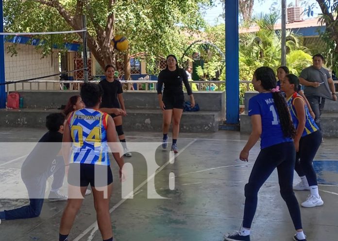 Foto: Festival de voleibol en colegio de Managua / TN8 Foto: Festival de voleibol en colegio de Managua / TN8
