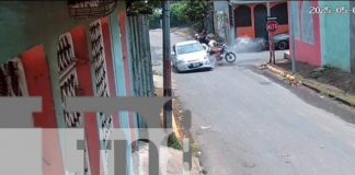 Foto: Accidente en el Distrito VII de Managua/TN8