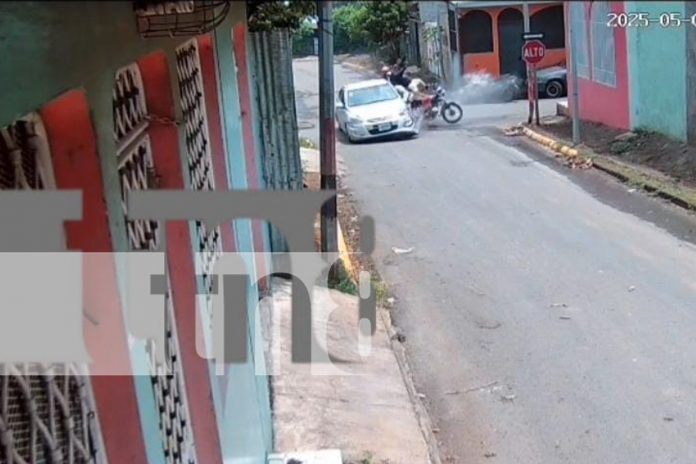 Foto: Accidente en el Distrito VII de Managua/TN8