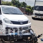 Impactante choque deja a una mujer gravemente herida en Juigalpa Foto: Choque en Juigalpa /TN8