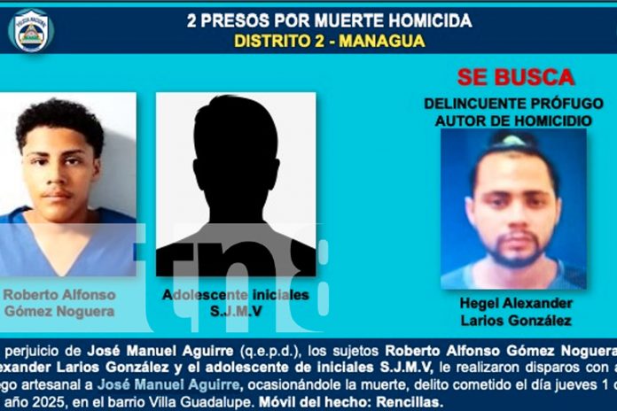 1 Foto: : capturan a autores del homicidio en Villa Guadalupe / TN8