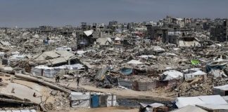 Foto: Israel bombardea escuela en Gaza /cortesía