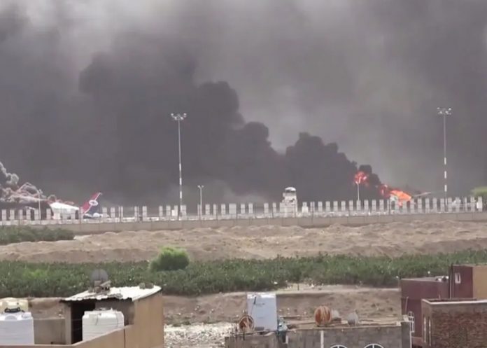 Foto: Ataques israelíes en Yemen /cortesía