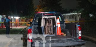 Foto: crimen violento tras muerte de mujer en Xiloá/TN8