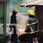 Incendio en Somotillo deja pérdidas millonarias a familia trabajadora Foto: Fuego consume casa y mercadería de pulpería en Somotillo/TN8