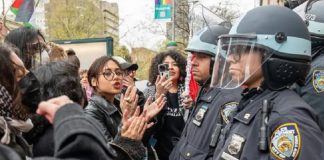 Foto: Estados Unidos reprime manifestación /cortesía