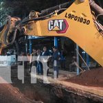 Alcaldía de Managua y ENACAL resuelven rápidamente socavón en zona de la UNAN-Managua Foto: Alcaldía de Managua y ENACAL resuelven rápidamente socavón en zona de la UNAN-Managua/TN8