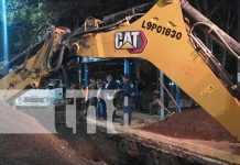 Alcaldía de Managua y ENACAL resuelven rápidamente socavón en zona de la UNAN-Managua Foto: Alcaldía de Managua y ENACAL resuelven rápidamente socavón en zona de la UNAN-Managua/TN8
