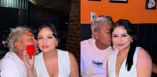 Foto: Salma Flores y el influencer hondureño Soy Supremo/Cortesía