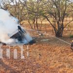Foto: Falla mecánica habría provocado incendio de remolque en Juigalpa/TN8