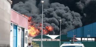 Foto: Incendio de gran magnitud en España/Cortesía