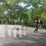 Motociclista impacta a adulto mayor y menor que viajaban en bicicleta en Nueva Segovia Foto: Motociclista impacta a adulto mayor y menor que viajaban en bicicleta en Nueva Segovia/TN8