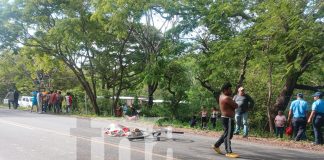 Foto: Motociclista impacta a adulto mayor y menor que viajaban en bicicleta en Nueva Segovia/TN8