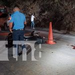 Foto: Motociclista muere en trágico accidente en la Carretera Vieja a León/TN8