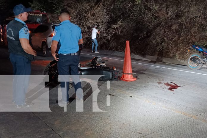 Foto: Motociclista muere en trágico accidente en la Carretera Vieja a León/TN8