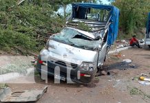 Increíble escape en Managua: accidente deja auto destruido, pero conductor ileso Foto: Increíble escape en Managua / TN8