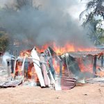 Foto: Devastador incendio en una casa en Bilwi/TN8