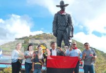 Foto: Jóvenes y comunidades unidas en Nicaragua para honrar la memoria de Sandino/TN8
