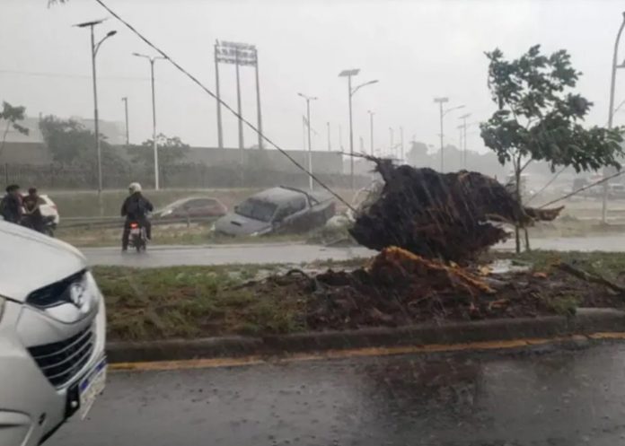 Foto: Tormenta masiva en Paraguay /cortesía Foto: Tormenta masiva en Paraguay /cortesía