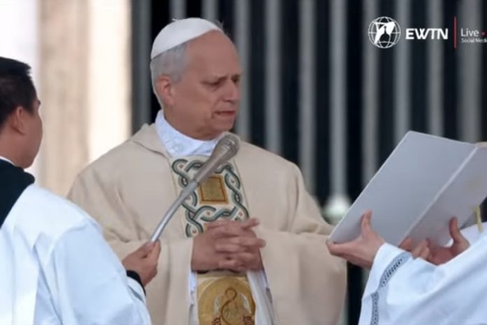 1 Foto: Entronización del Papa León XIV / Cortesía