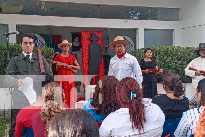 Foto: el Museo Lolita Soriano honró a Blanca Aráuz y al General Sandino/TN8