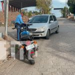 En Juigalpa un accidente entre moto y vehículo genera alarma Foto:Lesionado en Juigalpa tras no respetar señal de alto/TN8