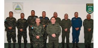 Foto: Ejército de Nicaragua sostiene reunión con Fuerzas Armadas de Honduras / Cortesía Ejército de Nicaragua