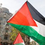 Universitarios en España protestan en respaldo a Palestina Foto: España respalda a Palestina /cortesía