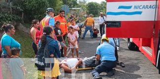 Foto: Primer accidente del año en Río Blanco deja a motociclista gravemente herido/TN8