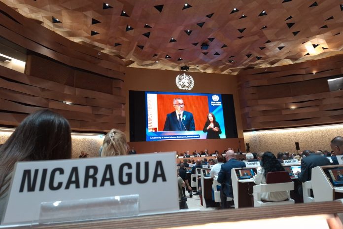 Foto: Nicaragua participa en la 78ª Asamblea Mundial de la Salud en Ginebra / Cortesía
