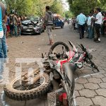 Accidente deja un muerto y una jovencita lesionada en la carretera Las Flores, Masaya Foto: Accidente deja un muerto y una jovencita lesionada en la carretera Las Flores, Masaya/TN8
