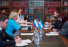 Nicaragua y Rusia estrechan lazos culturales en Moscú Foto:Laureano Ortega se reúne con ministra de Cultura de Rusia/Cortesía