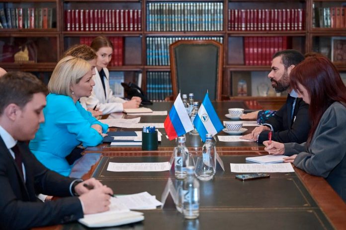 Foto:Laureano Ortega se reúne con ministra de Cultura de Rusia/Cortesía