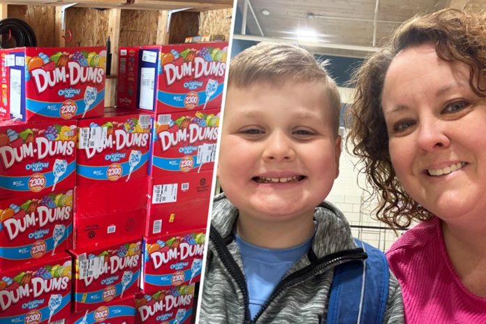 Foto: Niño hace compra masiva de paletas /Cortesía Foto: Niño hace compra masiva de paletas /Cortesía