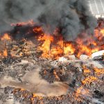 Terror al amanecer explosión en Hermosillo sorprenden a bomberos Foto: Un fuerte incendio en Hermosillo, provocó varias explosiones/Cortesía