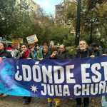 Exigen justicia por la desaparición de la líder mapuche en Chile Foto: Manifestación en Chile /cortesía