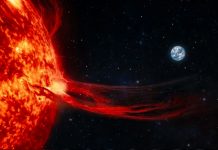 Tormenta solar del tamaño de 967,000 km se dirige a la Tierra La Tierra podría enfrentarse a una tormenta solar/CortesíaLa Tierra podría enfrentarse a una tormenta solar/Cortesía
