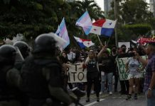 Denuncian violencia policial contra indígenas en Panamá Foto: Protestas en Panamá /cortesía