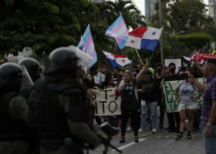Foto: Protestas en Panamá /cortesía