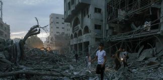 Foto: Gaza bajo fuego desde el norte hasta el sur /cortesía