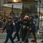 Reprimen marcha en Argentina y detienen a dos fotorreporteros Foto: Represión en Argentina /cortesía