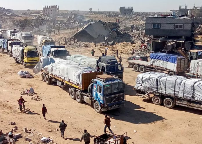 Foto: ONU logra llevar ayuda a Gaza /cortesía
