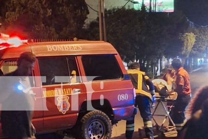 Foto: Víctima por accidente de tránsito en Masaya/TN8 Foto: Víctima por accidente de tránsito en Masaya/TN8