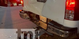 Foto: Motociclista resulta gravemente herido tras colisionar con una camioneta en Juigalpa/TN8