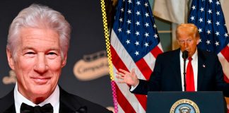 Foto: Richard Gere no escatimó críticas contra el presidente de EEUU/Cortesía