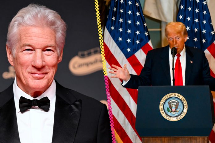 Foto: Richard Gere no escatimó críticas contra el presidente de EEUU/Cortesía Foto: Richard Gere no escatimó críticas contra el presidente de EEUU/Cortesía
