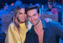 Foto: Brandon Peniche y su esposa, Kristal Cid/Cortesía