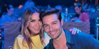 Foto: Brandon Peniche y su esposa, Kristal Cid/Cortesía